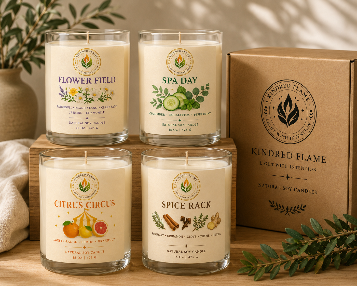 4 for $49.99 Candles